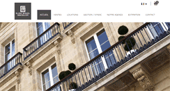 Desktop Screenshot of bordeaux-agence-immobilier.com